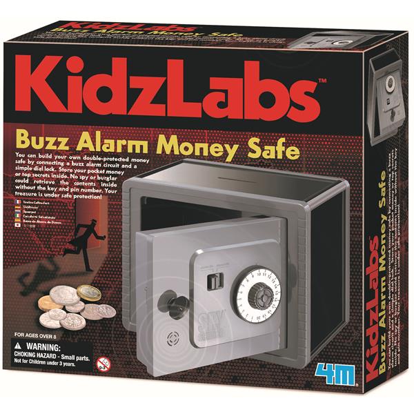 8503289 4M 00-03289 Aktivitetspakke, Build your own safe Kidz Labs 4M